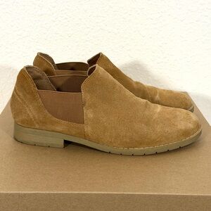 Bjorndal Tan Suede Slip on Ankle Shoes Boots. 6.5